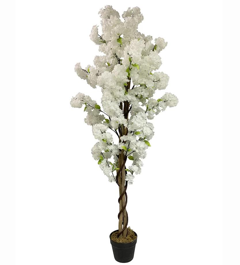 Artificial White Cherry Blossom — 150cm