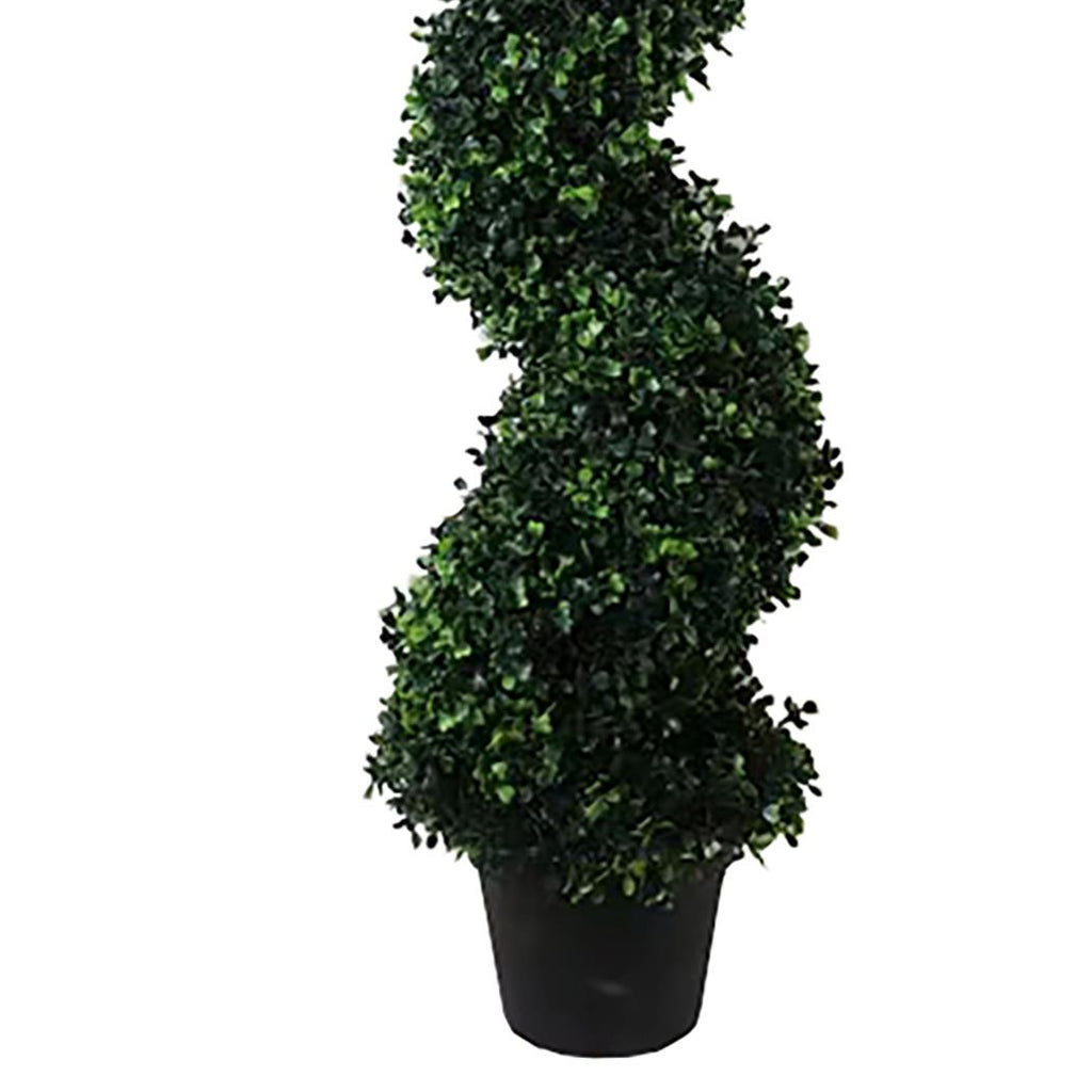 Artificial Natural Boxwood Spiral — 120cm — detail 2
