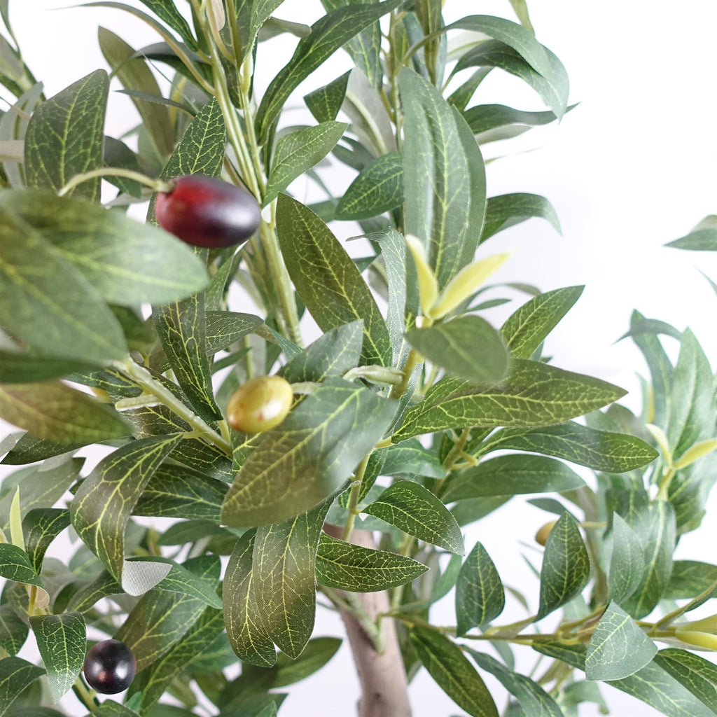 Artificial Natural Olive (wooden trunk) — 120cm — detail 1