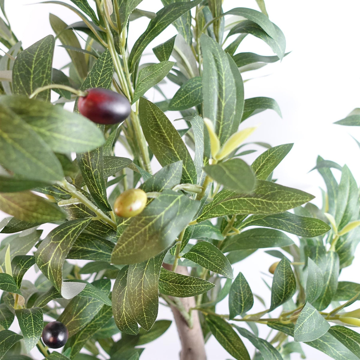 Artificial Natural Olive (wooden trunk) — 120cm — detail 1