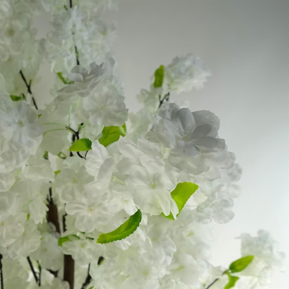 Artificial White Cherry Blossom — 150cm — detail 3