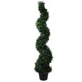 Artificial Natural Boxwood Spiral — 120cm