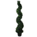 Artificial Natural Boxwood Spiral — 120cm