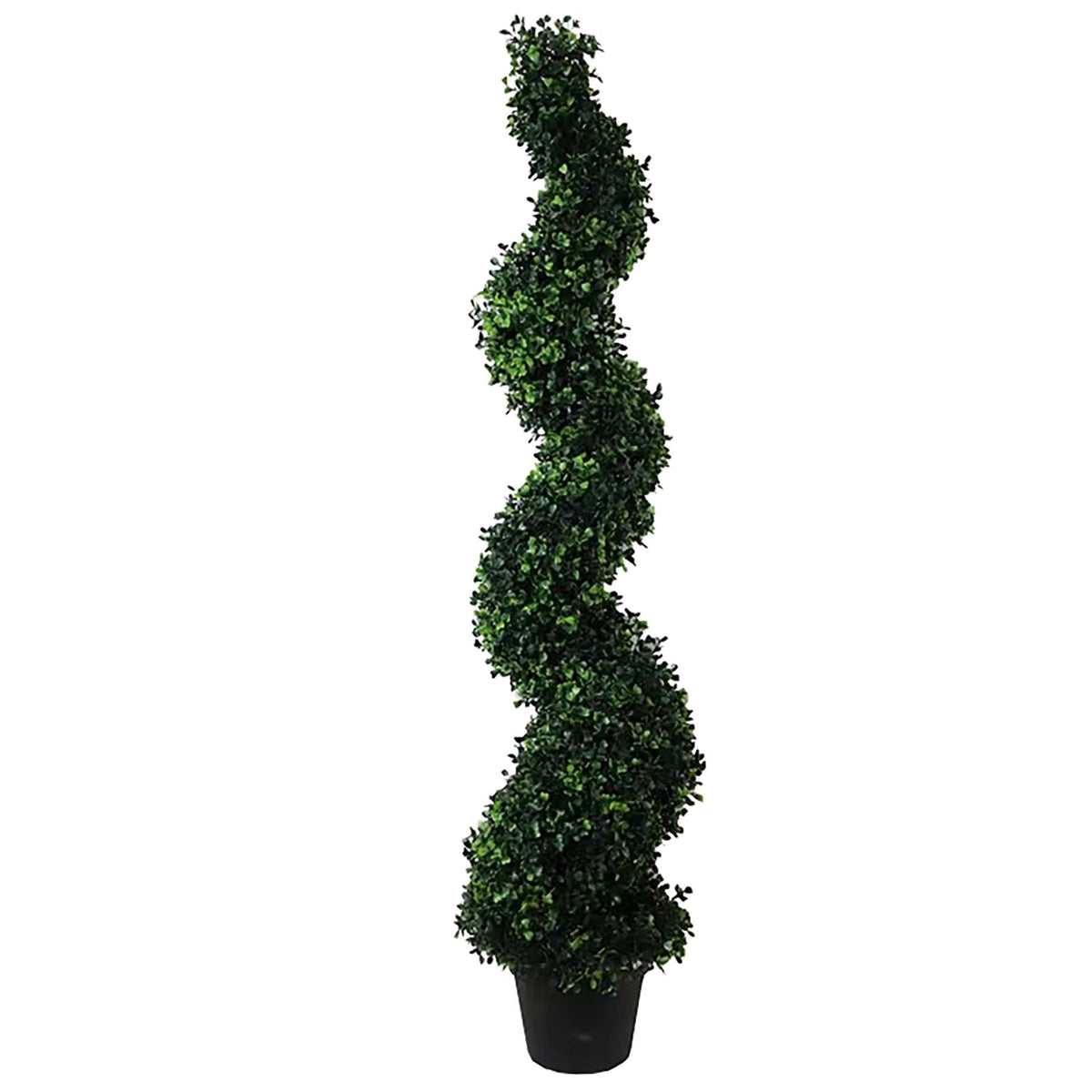 Artificial Natural Boxwood Spiral — 120cm