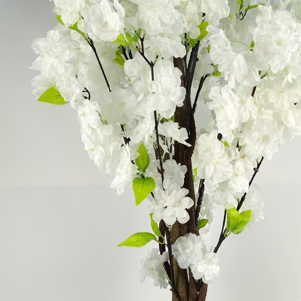 Artificial White Cherry Blossom — 150cm — detail 1